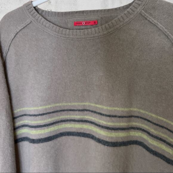 White Stuff Men's Crewneck 100% Lambswool Sweater Size XL Academia Neutral - Picture 3 of 9